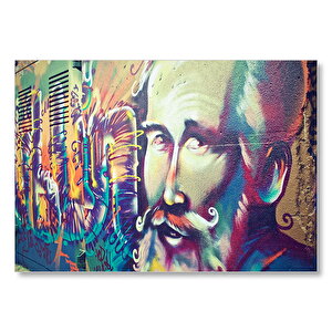 Stalin Duvar Boyama Mdf Ahşap Tablo 25x35 cm