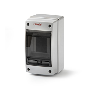 4m - 1x4 Sigorta Kutusu Ip65 Acqua 171x100x100 Şeffaf Kapak