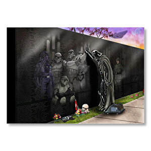 Darth Vader Ve Stormtroopers Duvar Boyama Mdf Ahşap Tablo 25x35 cm