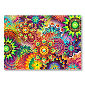Sarılar Dünyasında Şekiller Mdf Ahşap Tablo 25x35 cm