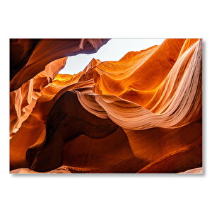 Antilop Kanyonu Arizona Manzara Mdf Ahşap Tablo 50x70 cm
