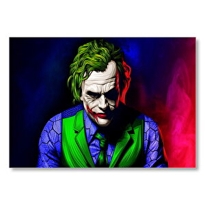 Joker İllüstrasyon Sanatı Görseli Mdf Ahşap Tablo 25x35 cm