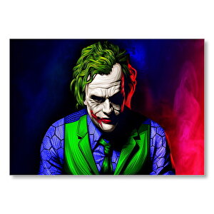 Joker İllüstrasyon Sanatı Görseli Mdf Ahşap Tablo