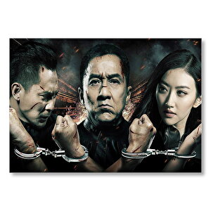 Jackie Chan Polis Hikayesi Görseli Mdf Ahşap Tablo 25x35 cm