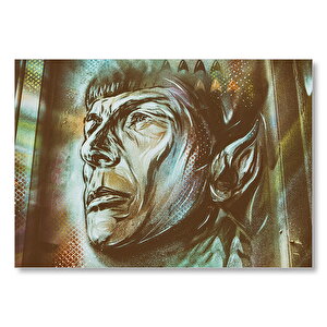 Mr Spock Duvar Boyama Mdf Ahşap Tablo 25x35 cm