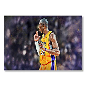 Basketbol Kobe Bryant Invincible Mdf Ahşap Tablo 25x35 cm