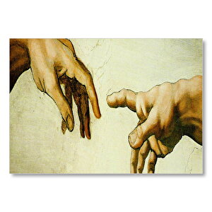 Michelangelo Ademin Eli Mdf Ahşap Tablo 25x35 cm