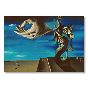 Dali Salvador Sürrealizm Görseli Mdf Ahşap Tablo 25x35 cm