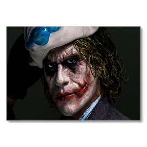 Joker Portre Makyaj Görseli Mdf Ahşap Tablo 50x70 cm