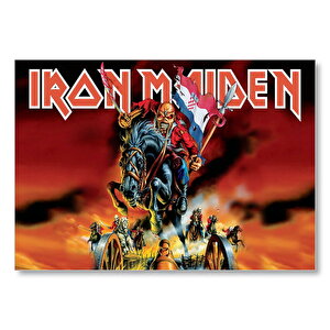 Iron Maiden Savaşan Yaratıklar Mdf Ahşap Tablo 25x35 cm