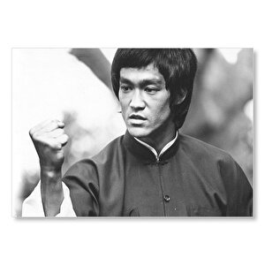 Bruce Lee Öğretisi Mdf Ahşap Tablo 35x50 cm