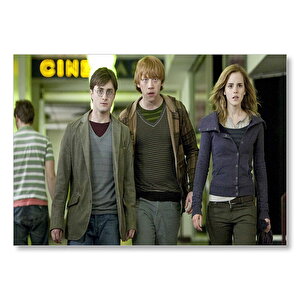 Harry Potter Ve Ölüm Yadigarları Görseli Mdf Ahşap Tablo 35x50 cm