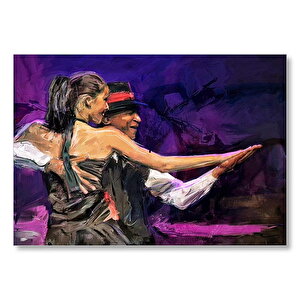 Yağlı Boya Resmi Dans Figürü Görseli Mdf Ahşap Tablo 25x35 cm