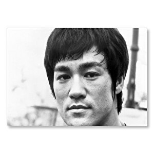 Bruce Lee Profil Mdf Ahşap Tablo 50x70 cm