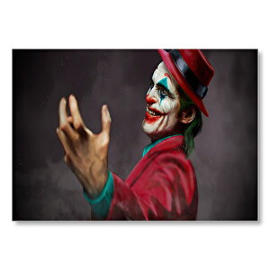 Fötr Şapka İle Joker Görseli Mdf Ahşap Tablo 50x70 cm