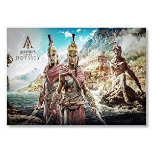 Suikastçılar İnanç Odyssey Alexios Ve Kassandra Görseli Mdf Ahşap Tablo 25x35 cm
