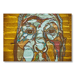 Alfred Hitchcock Portre Duvar Boyama Mdf Ahşap Tablo 35x50 cm