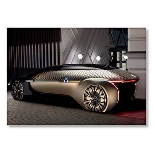 Renault Ez Ultimo Elektrikli Araç Mdf Ahşap Tablo 35x50 cm