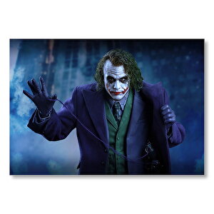 Heath Ledger Joker Ceket Aksesuarı Pimi Görseli Mdf Ahşap Tablo 50x70 cm