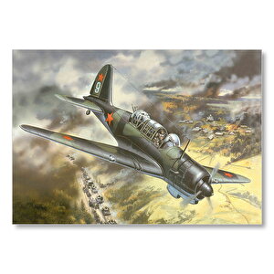 Ww2 Sovyet Keşif Uçağı Mdf Ahşap Tablo 35x50 cm