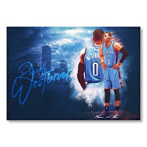 Russell Westbrook Mdf Ahşap Tablo 25x35 cm