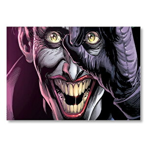 Joker Şakacı Gülüşü Görseli Mdf Ahşap Tablo 50x70 cm