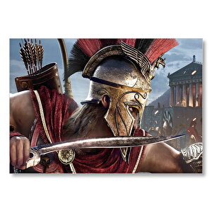 Suikastçılar İnanç Odyssey Savaşçı Görseli Mdf Ahşap Tablo 35x50 cm