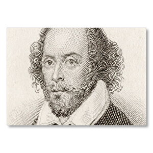 William Shakespeare Mdf Ahşap Tablo 35x50 cm