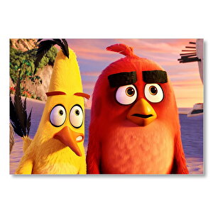Angry Birds Filmi 2016 Görsel Mdf Ahşap Tablo 50x70 cm