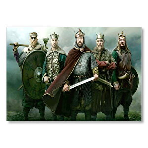 Britanyanın Toplam Savaş Destanı Görseli Mdf Ahşap Tablo 35x50 cm