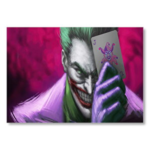 Joker Ve Joker Kartı Yağlı Boya Görseli Mdf Ahşap Tablo