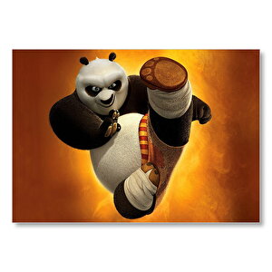 Kung Fu Panda 3 Kung Fu Sanatı Mdf Ahşap Tablo 35x50 cm