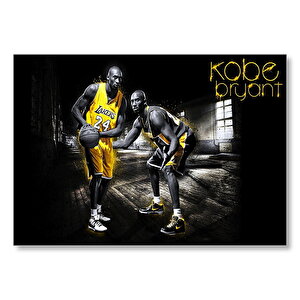 Kobe Bryant Los Angeles Lakers Mdf Ahşap Tablo 50x70 cm