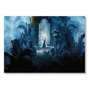Güzellik Ve Canavar Belle Ve Lumiere Görseli Mdf Ahşap Tablo 35x50 cm