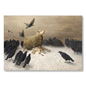 Izdırap Ağustos Friedrich Albrecht Schenck Görseli Mdf Ahşap Tablo 25x35 cm