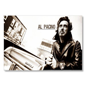 Al Pacino Langoln Araba Mdf Ahşap Tablo 35x50 cm