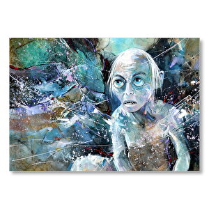 Gollum Suluboya Duvar Boyama Mdf Ahşap Tablo 35x50 cm