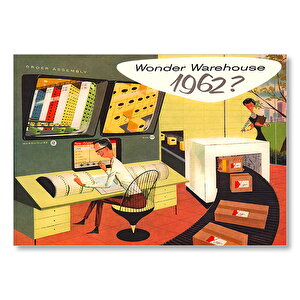 Vintage Üretim Ve Depo Sorumlusu Mdf Ahşap Tablo 25x35 cm