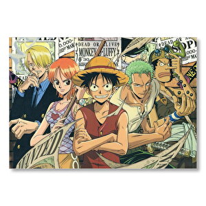 Monkey D Luffy Anime Karakterler Mdf Ahşap Tablo 50x70 cm
