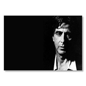 Al Pacino Siyah Beyaz Resim Mdf Ahşap Tablo 50x70 cm
