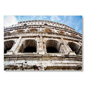 İtalya Roma Kolezyum Mdf Ahşap Tablo 50x70 cm