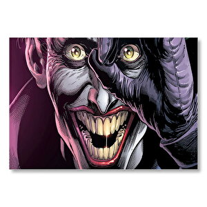 Joker Şakacı Gülüşü Görseli Mdf Ahşap Tablo 25x35 cm