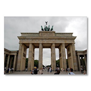 Brandenburg Kapısı Almanya Berlin Mdf Ahşap Tablo