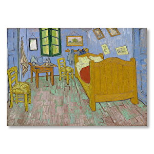 Vincent Van Gogh Yatak Odası Mdf Ahşap Tablo 35x50 cm