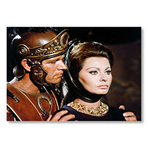 Sophia Loren Roma İmparatorluğunun Düşüşü Görseli Mdf Ahşap Tablo 50x70 cm