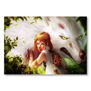 Prenses Mononoke 2019 Anime Karakter Mdf Ahşap Tablo 50x70 cm