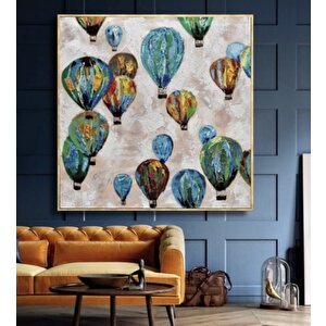Tablowall Çerçeveli̇ Yağli Boya Tablo 120x120 120x120 cm