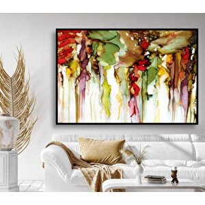 Tablowall Çerçeveli̇ Soyut Yağli Boya Tablo 90x120 90x120 cm