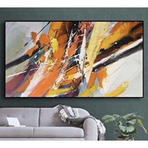 Tablowall Çerçeveli̇ Soyut Yağli Boya Tablo 90x120 90x120 cm