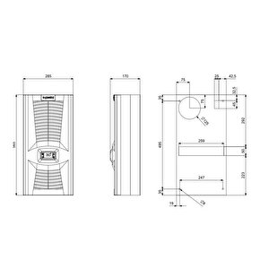 Plasti̇m Pad0380.01 Design Seri̇si̇ 380w Standart Pano Kli̇masi